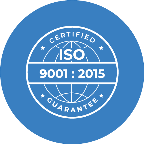 ISO 9001:2015 – Quality Management Systems certified company